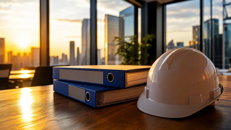 Payroll binders and a hard hat on a desk, Washington Overtime Exempt Salary Threshold