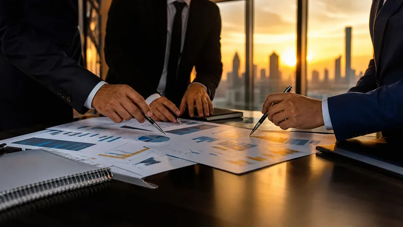 Advisors reviewing growth charts at a conference table, How to Start a Nonprofit in Washington
